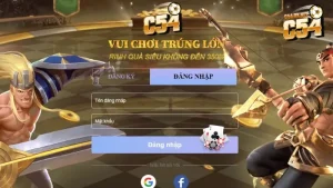 Đăng nhập C54: Trải nghiệm kho trò chơi cá cược đỉnh cao Các bước đăng nhập C54 đầy đủ và dễ hiểu